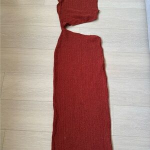 Rust Maxi Dress (Zara)